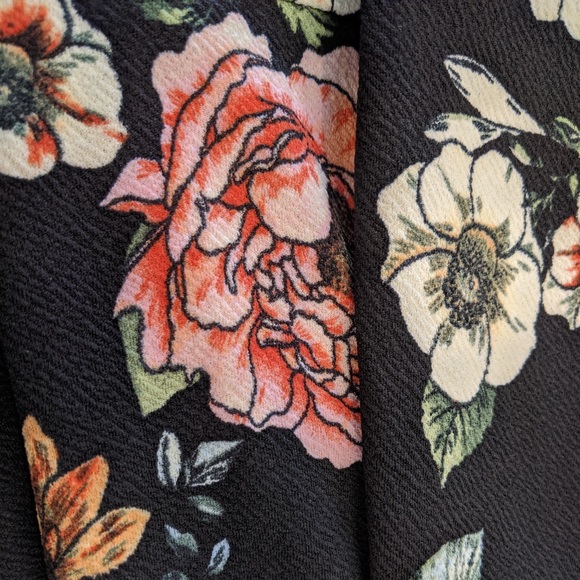 AQUA Dress Mini Halter Casual Black Multi New Sz M - Picture 4 of 7